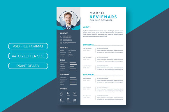 Download Elegant Curriculum Vitae Template - Premium Resources